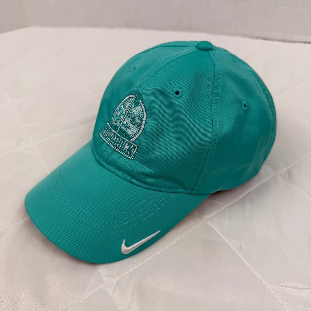 Nike Golf Top of the Rock Adjustable Hat OSFM Teal Green Performance Cap